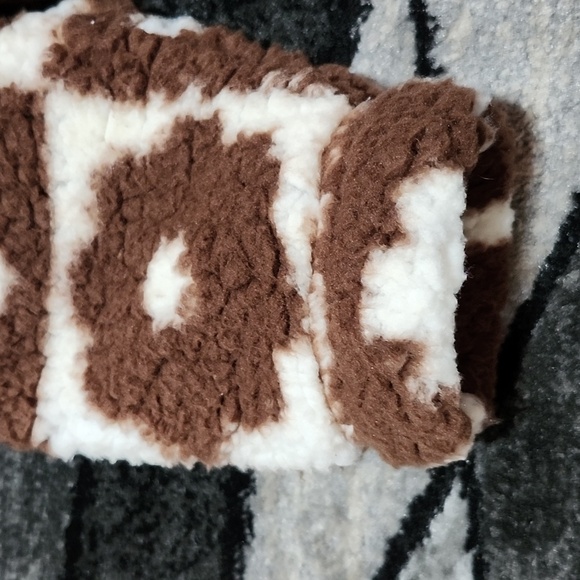 PACSUN CUSTOM PATTERN FULL-ZIP SHERPA JACKET - Picture 12 of 14